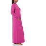 Solid Snap Front Robe, Plumberry, large