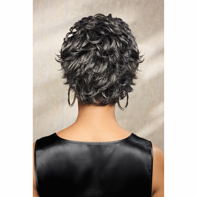 Motown Tress Toni Wig, Dark Brown Gray, large