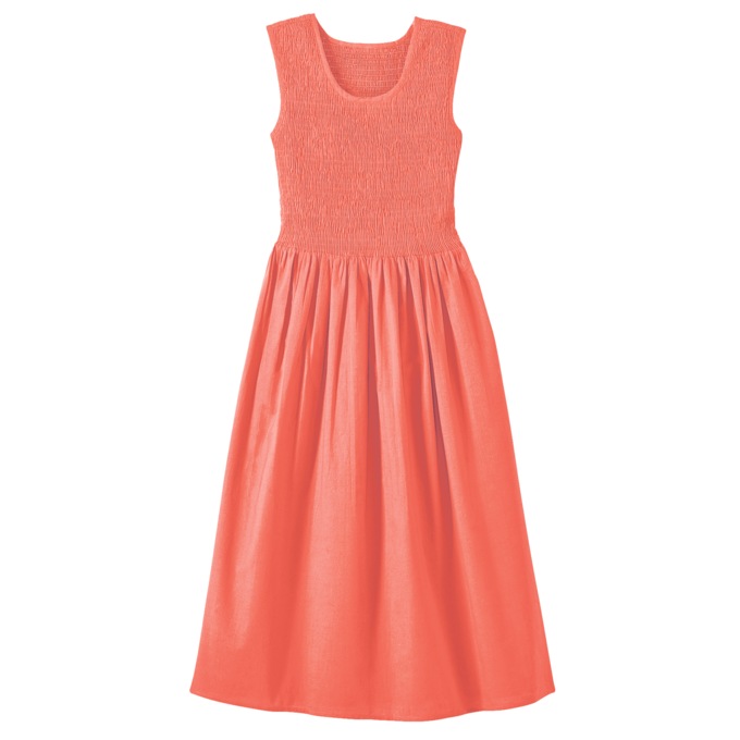 Smocked-Bodice Sundress, , large