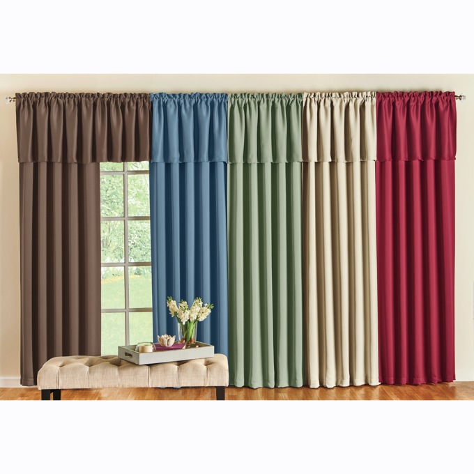 Stylish Blackout Valance, , large