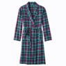 Men's Flannel Wrap Robe, , large