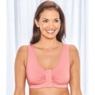 Snap Front-Close Comfort Bra, , large