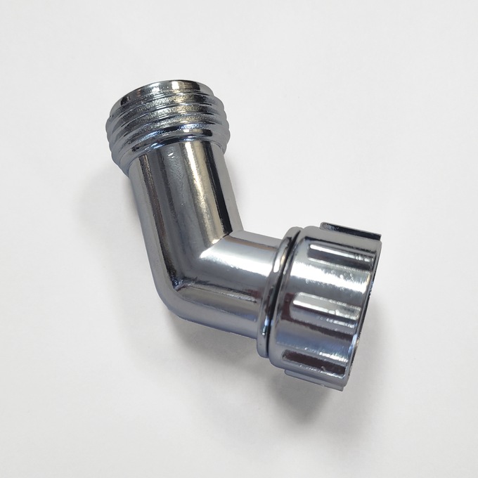 Chrome-Plated Hose Elbow, 3/4 Inch, , large