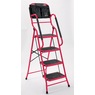 4-Step Safety Ladder with Tool Tote and Non-Slip Steps, , large