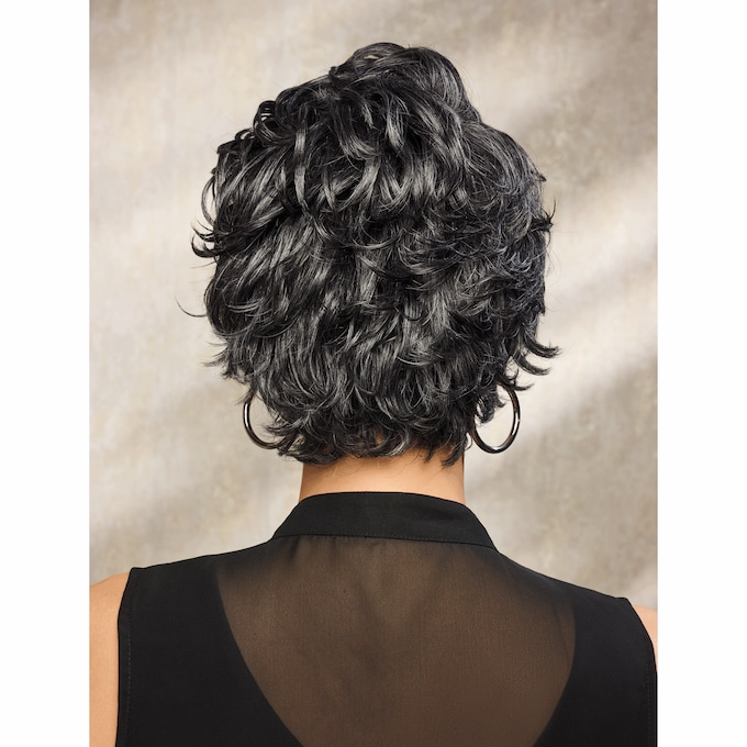 Motown Tress Toni Wig, Dark Brown Gray, large
