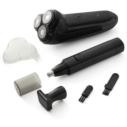 Men's Rechargeable Shaver with Trimmer, , large