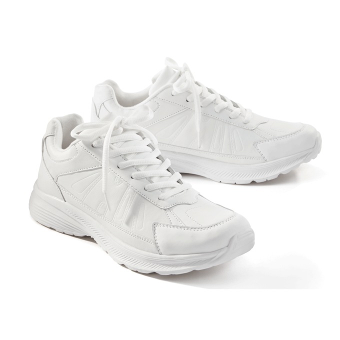 Women's Comfort Sneaker, White, large