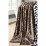 Animal Print Faux Fur Throw, , large