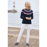 Fair Isle Crewneck Sweater, , large