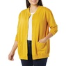 Snap-Front Cardigan, Maize, large