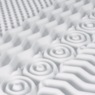 7 Zone Gel Foam Mattress Topper, , large