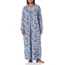 Flannel Nightgown, Blue Paisley, large