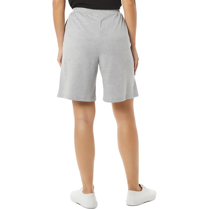 Knit Shorts - Solid and Print, Heather Gray, large