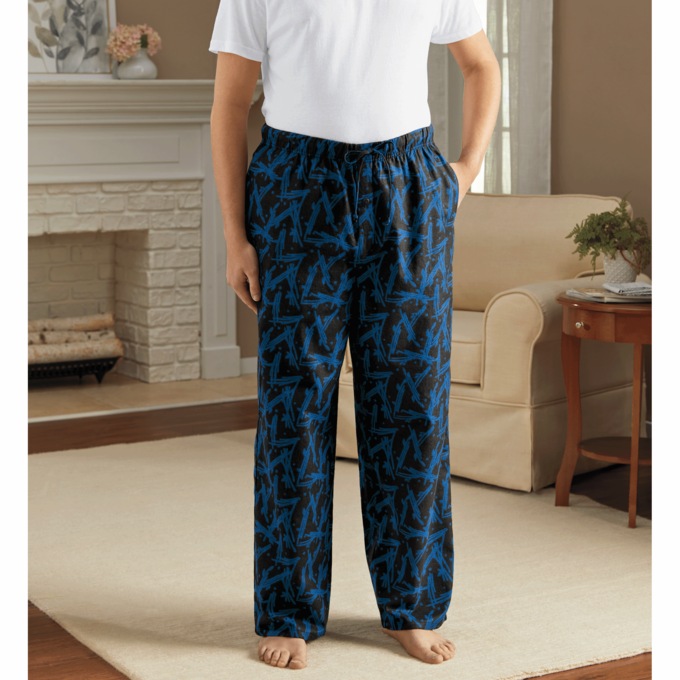 Cozee Corner&reg; Men's Fleece Lounge Pant, , large