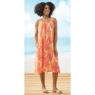 Free-Flowing Shift Dress, Tropical Melon Print, large