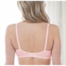 Bestform&reg; Striped Wireless Cotton Bra, Pink, large