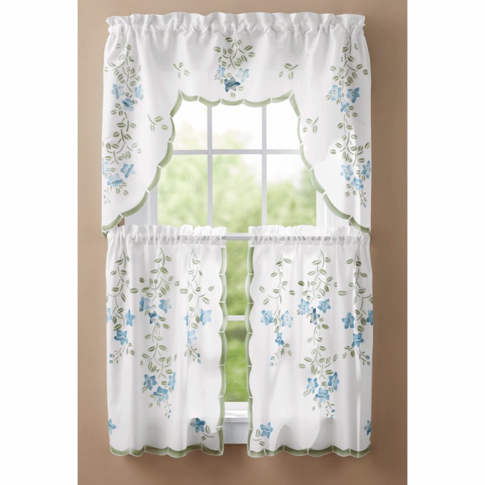 Floral Caf&eacute; Curtain Set, , large