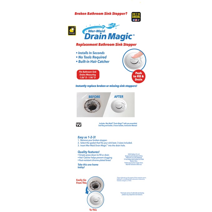 Mer-Maid Drain Magic, , large