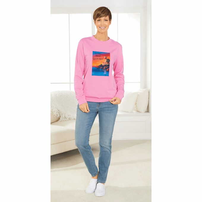 Cozy Inspirational Sweatshirt, , large