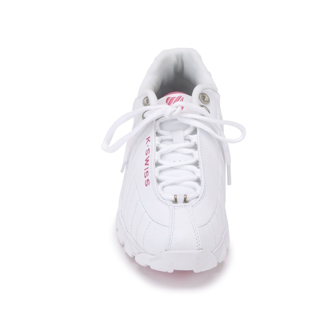 K-Swiss Women's ST329 Cross Training Shoe, White Shocking Pink, large