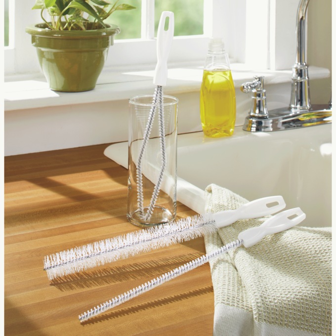 Set of 3 Flexible Cleaning Brushes, , large