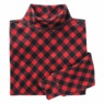 Classic Turtleneck, Red Buffalo Plaid, large