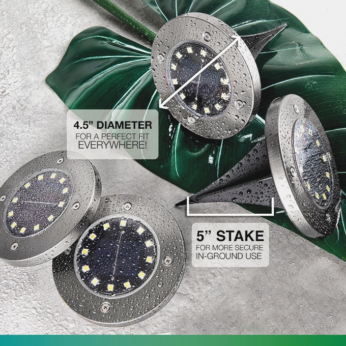 Bell+Howell Disk Lights Deluxe 4-Pack, , large