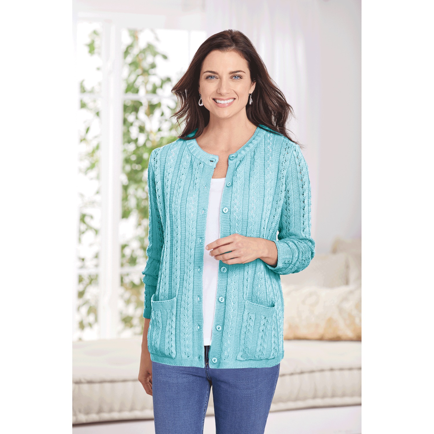 Cable Knit Cardigan | Essentials