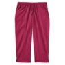 Drawstring Cotton Capris, , large