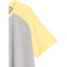 Short-Sleeve Henley Baseball Tunic, Gray Sunshine, large