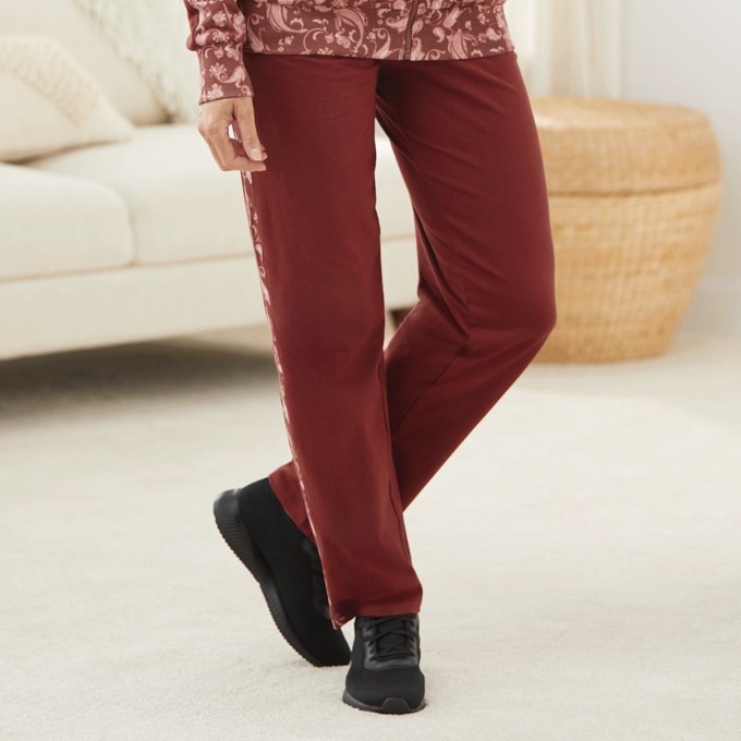 Contrast Stripe Pant, Paisley, large