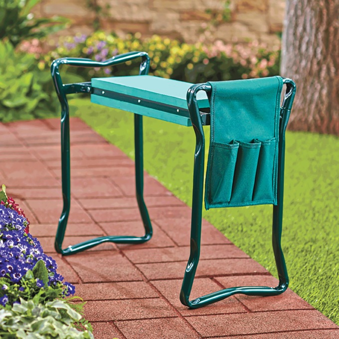 2-in-1 Cushioned Garden Kneeler and Seat, , large