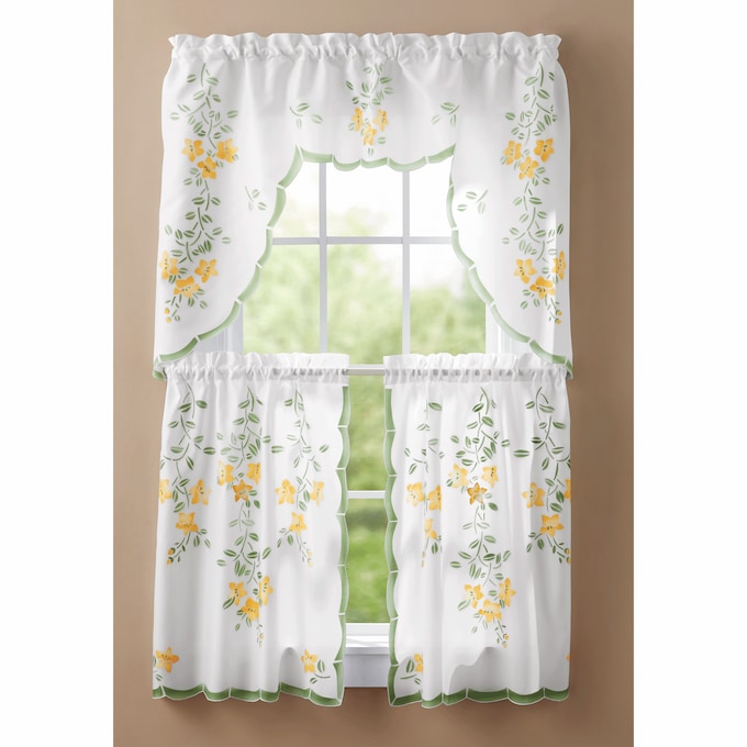 Floral Caf&eacute; Curtain Set, , large