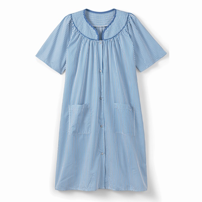 Seersucker Snap Lounger, , large