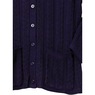 Cable Knit Cardigan, Navy, large