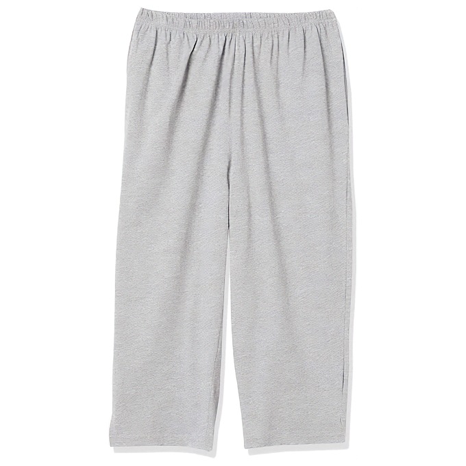 Knit Capri, Heather Gray, large