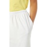 Knit Shorts - Solid and Print, White, large