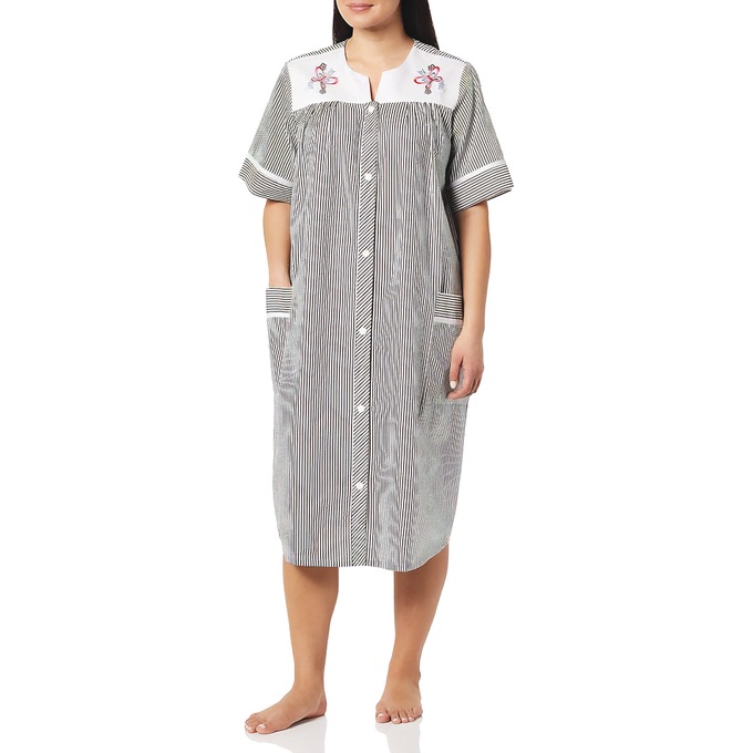 Duster With Embroidered Yoke, , large