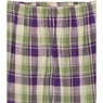 Women's Plaid Flannel PJ Set, Violet, large