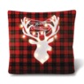 Light-Up Plaid Holiday Pillow, , large