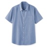 Men's Short-Sleeve Button-Up Shirt, , large
