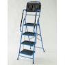 4-Step Safety Ladder with Tool Tote and Non-Slip Steps, , large