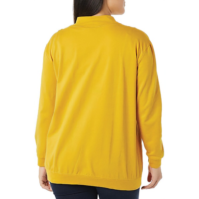 Snap-Front Cardigan, Maize, large