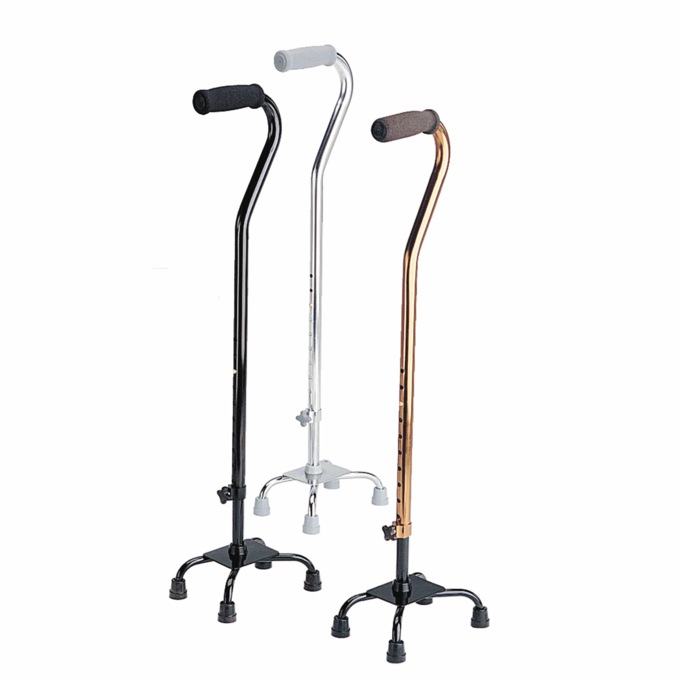 Aluminum Quad Cane, , large