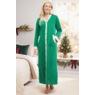 Chenille Colorblock Robe, , large