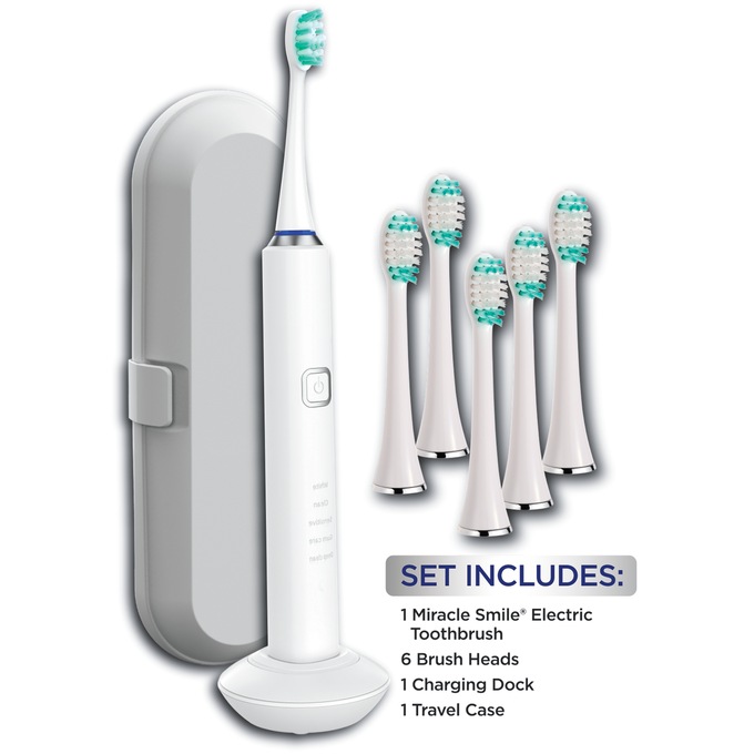 Miracle Smile® Ultra-Sonic Toothbrush, , large