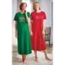 2-Pack Nightshirts, Scarlet Basil, large