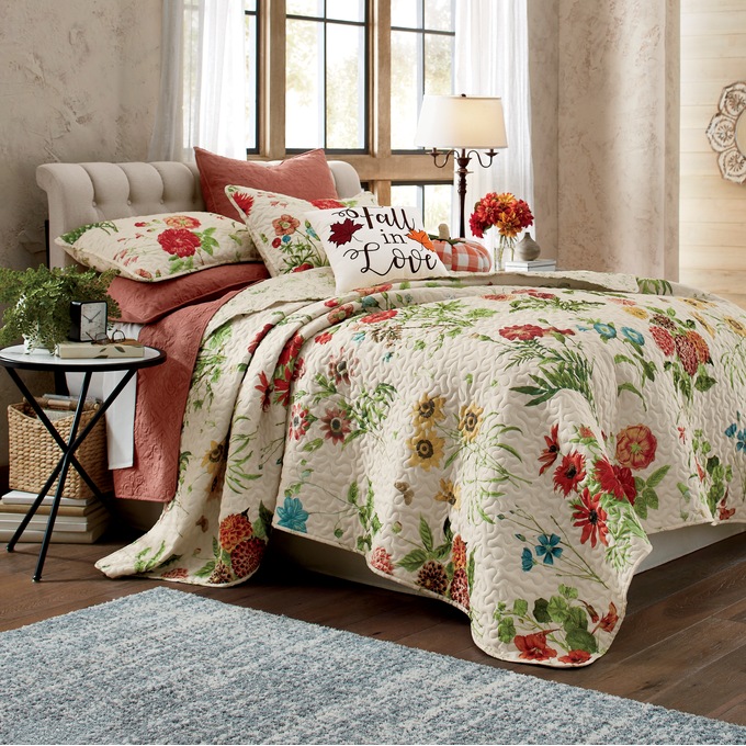 Fall in Love Embroidered Accent Pillow, , large