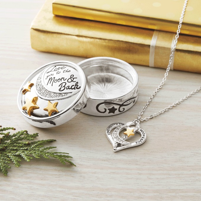 Love Moon/Back Pendant and Box Set, , large