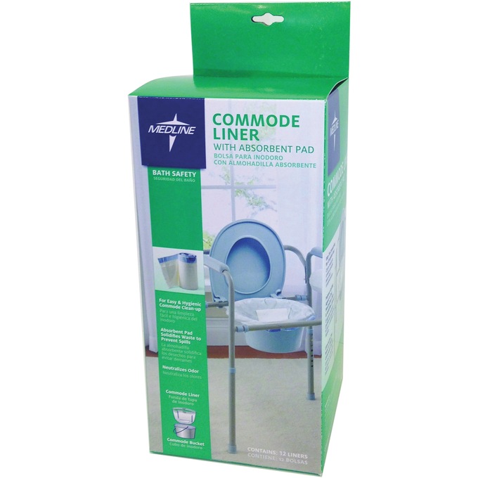 Medline Commode Liners, , large